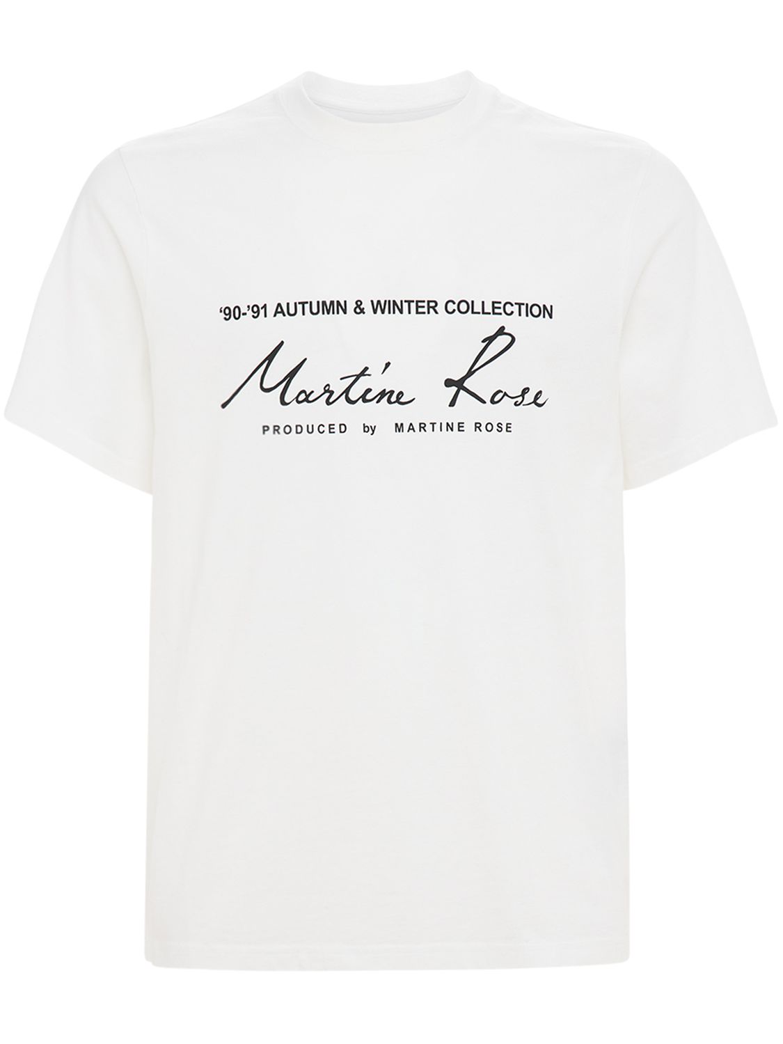 T-shirt Aus Baumwolljersey Mit Logo „saison“
