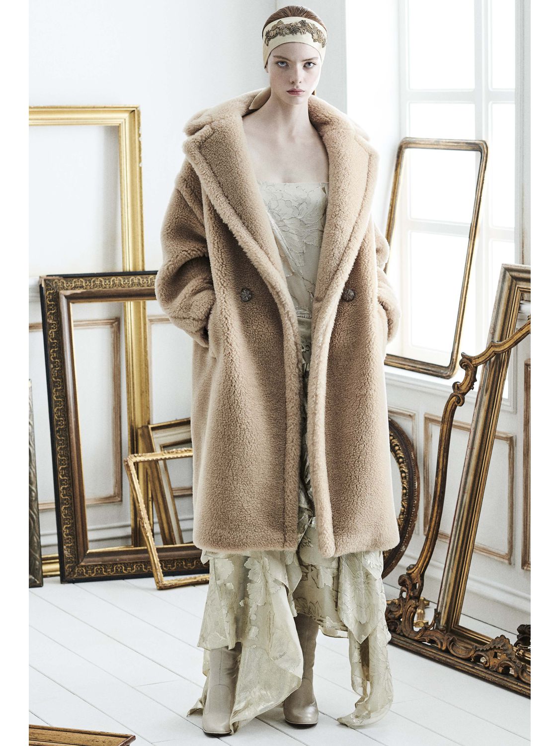 Ted キャメル＆シルクコート