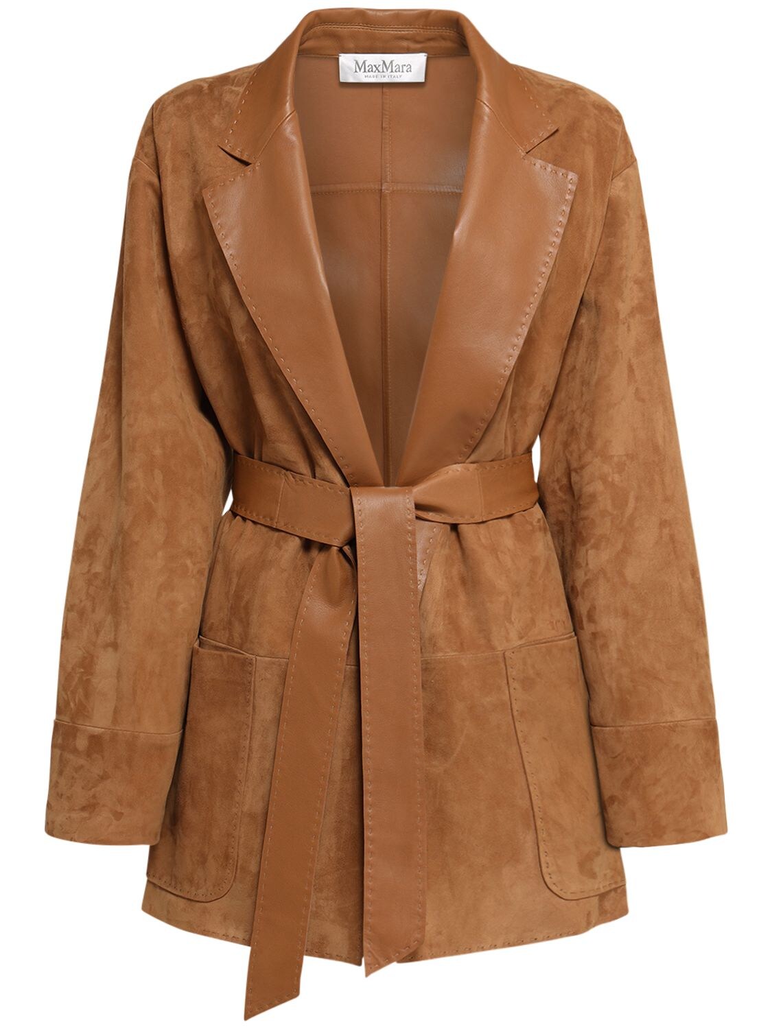 max mara suede jacket