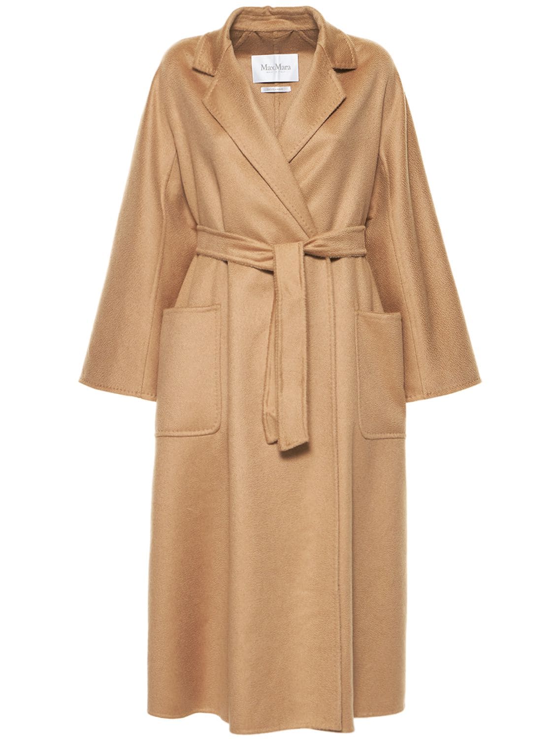 max mara labbro belted cashmere coat