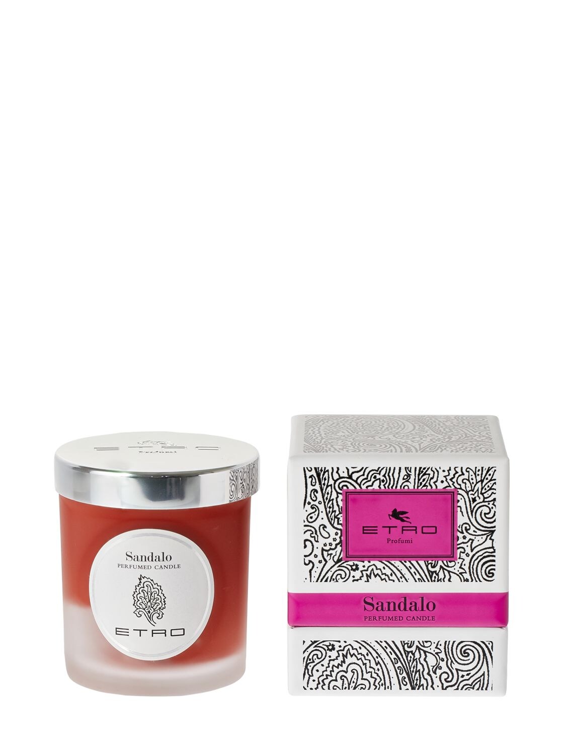 Etro 160gr Sandalwood Scented Candle In Red