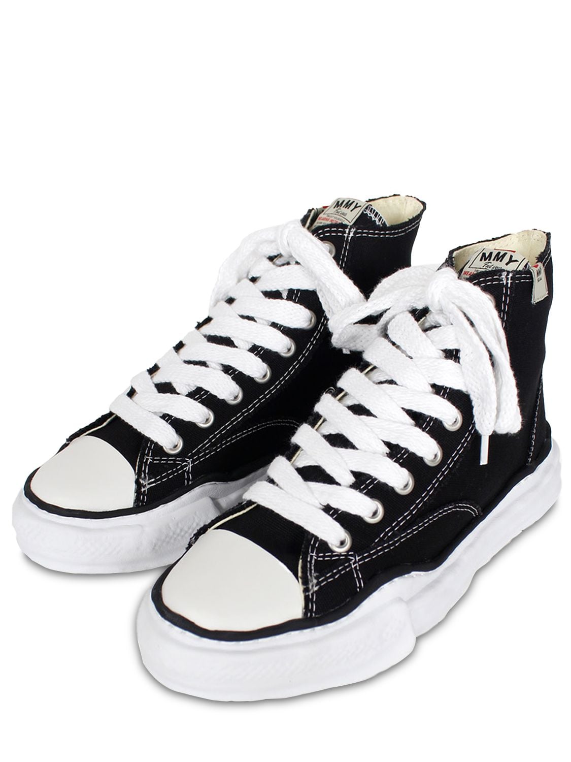 Miharayasuhiro Original Sole Peterson High Sneakers In Black | ModeSens