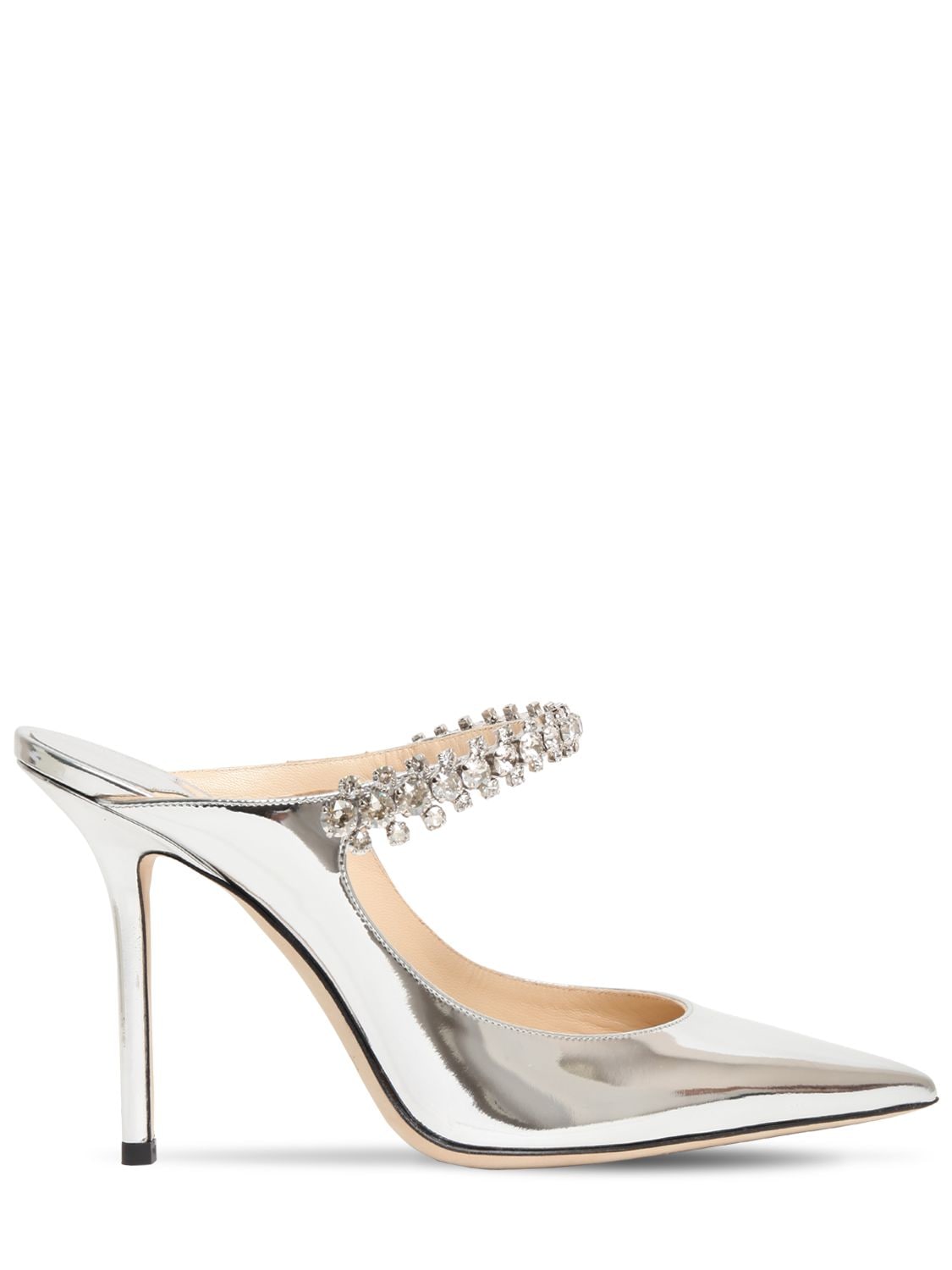 jimmy choo women's bing 100 patent leather mules