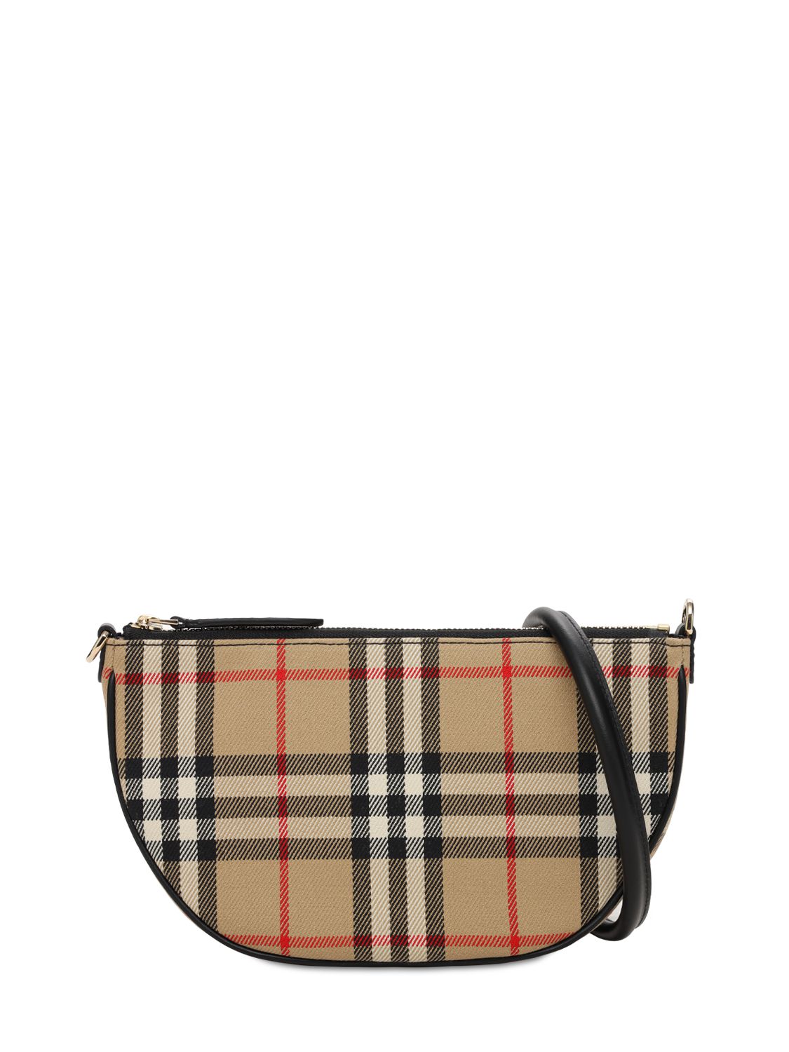Schultertasche Aus Beschichtetem Canvas „olympia“