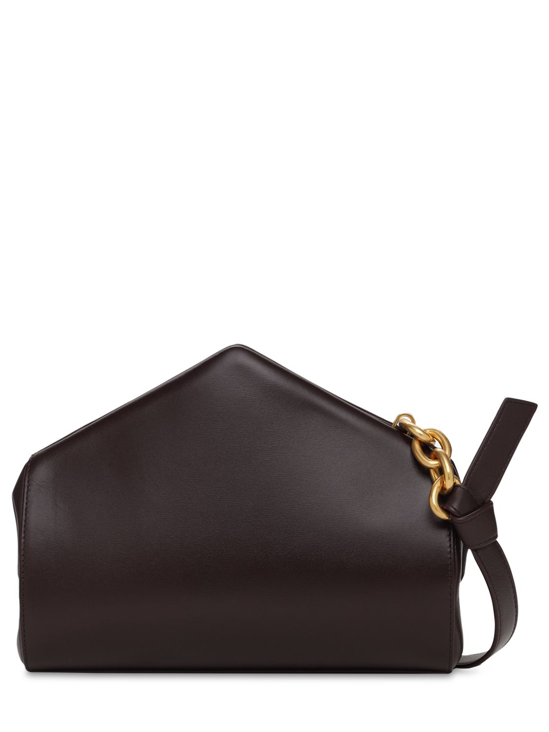 Bottega Veneta Tip Leather Shoulder Bag In Grape | ModeSens