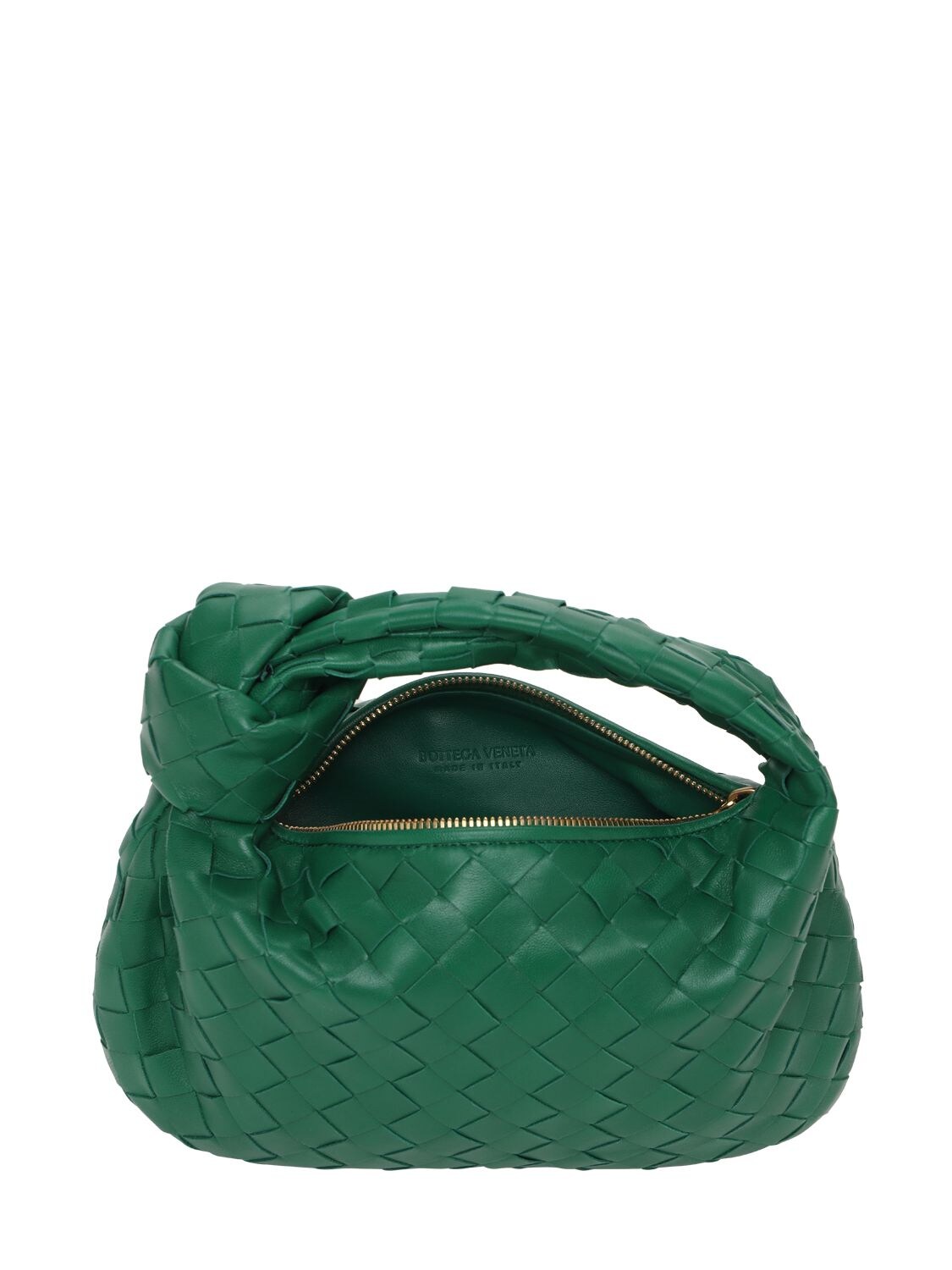 Shop Bottega Veneta Mini Bv Jodie Intrecciato Leather Bag In