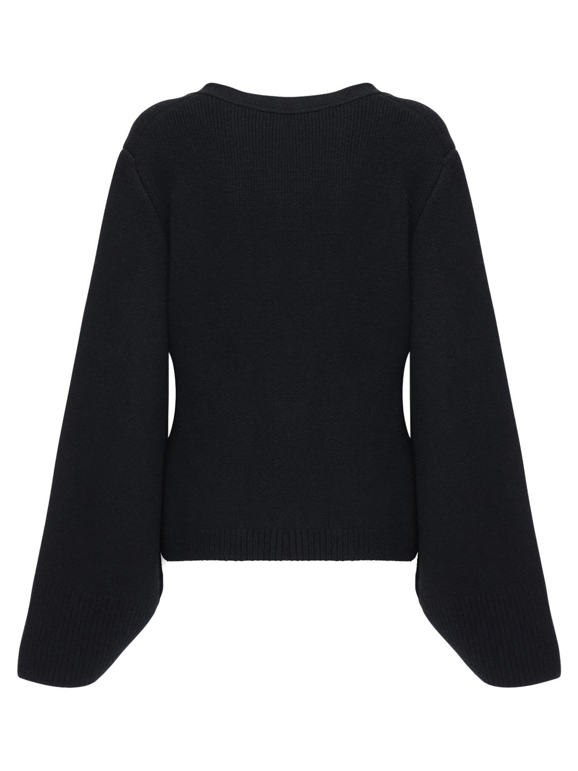 Shop Khaite Scarlett Cashmere Knit Cardigan In Black