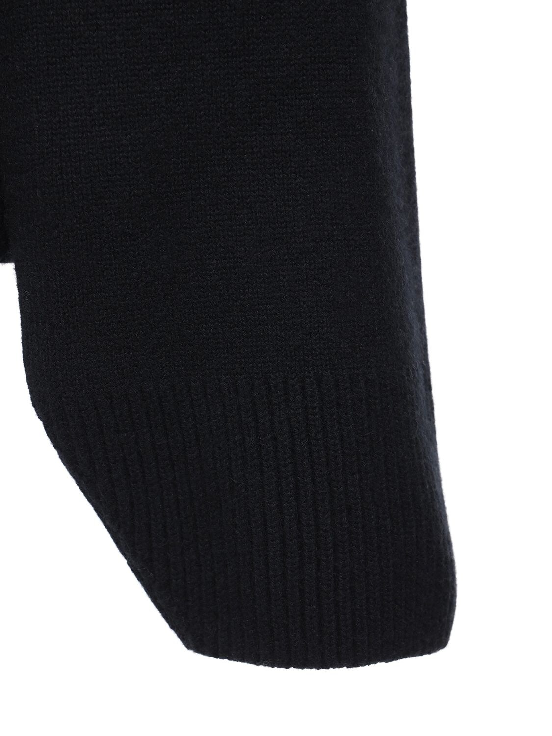 Shop Khaite Scarlett Cashmere Knit Cardigan In Black