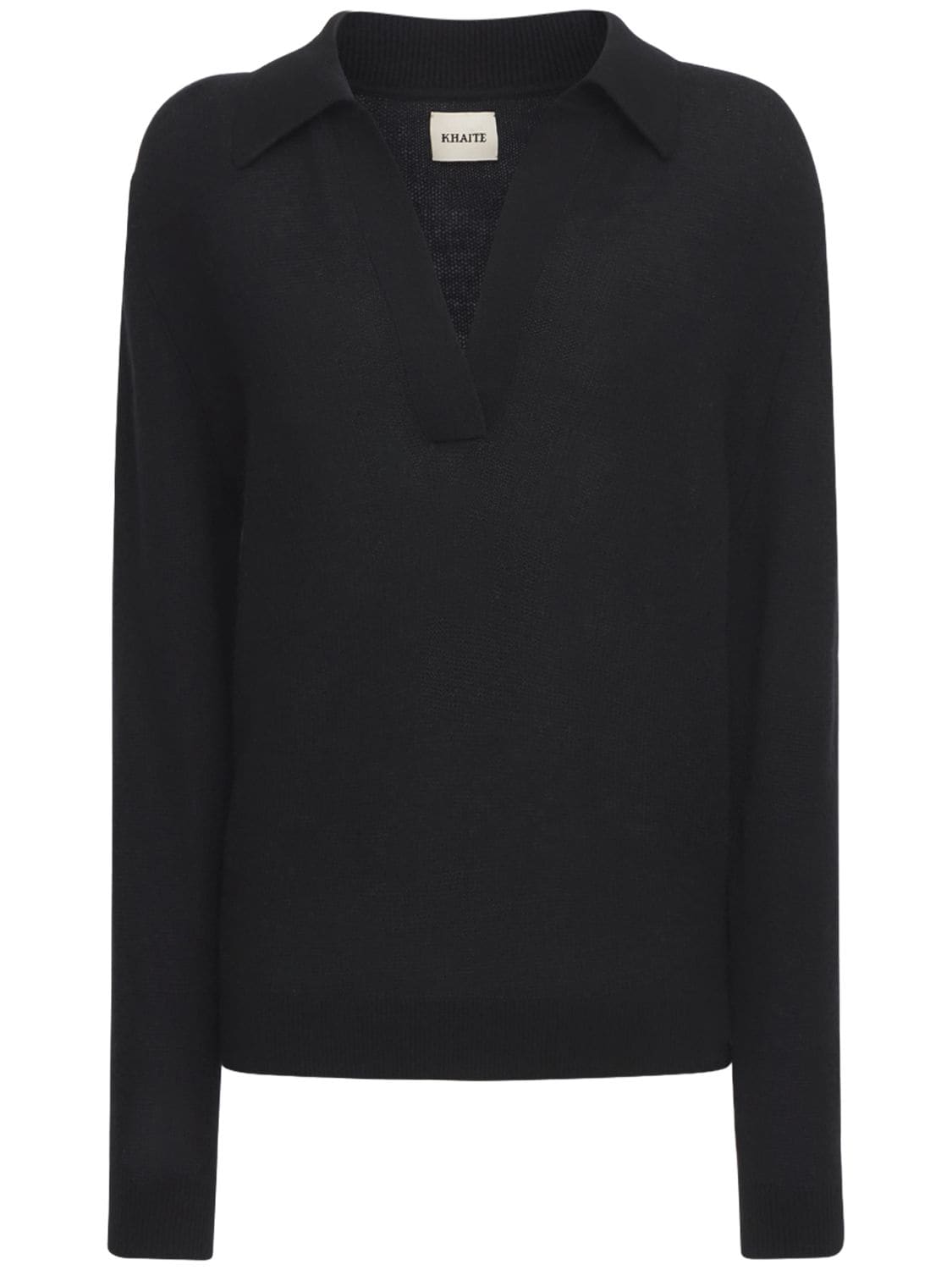 Shop Khaite Joe Cashmere Sweater In Black