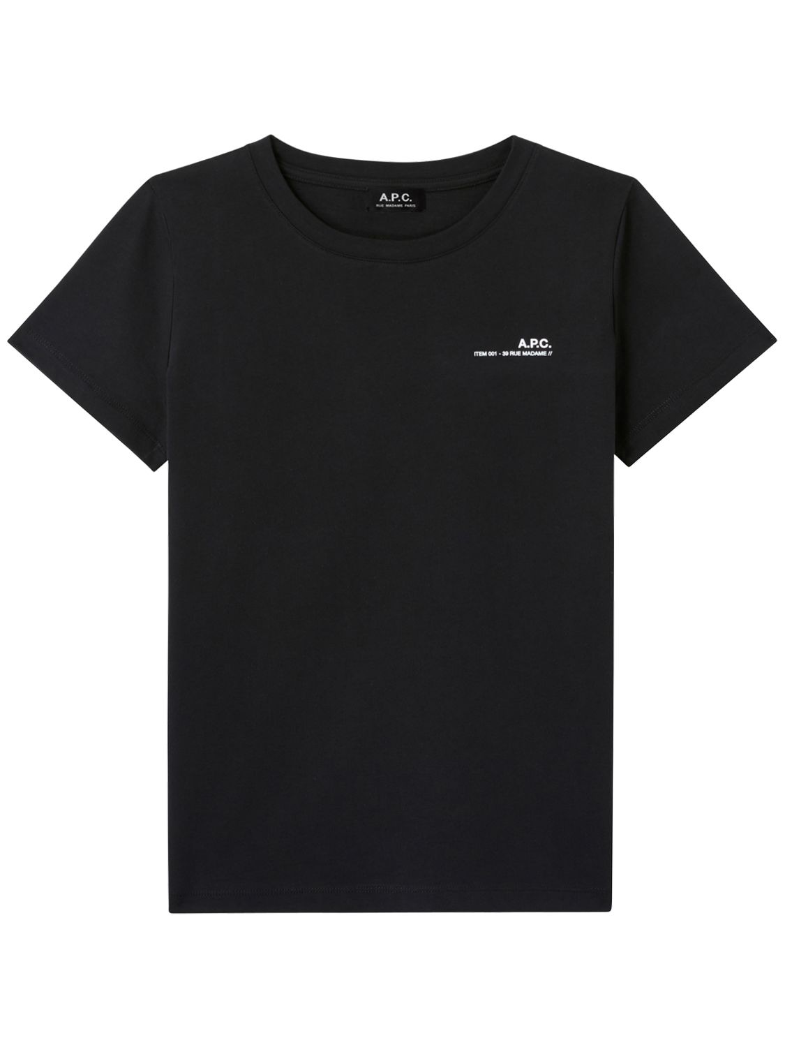 APC LOGO COTTON JERSEY T-SHIRT,73IDM0003-TFPA0