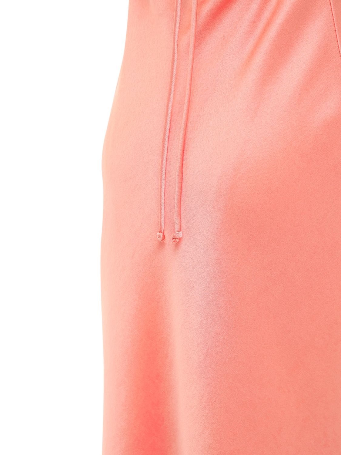 Bec & Bridge Veronique Satin Midi Dress In Coral | ModeSens