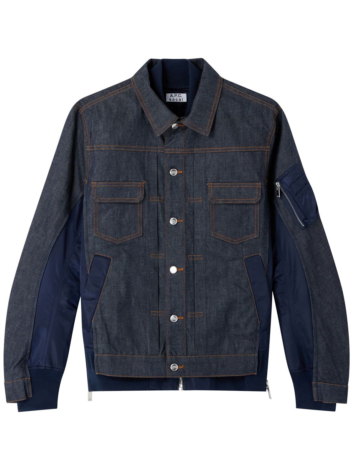 apc selvedge denim jacket