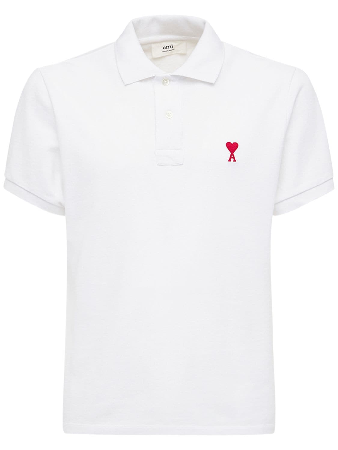 Luisaviaroma Men Clothing T-shirts Polo Shirts Embroidered Logo Cotton Pique Polo 