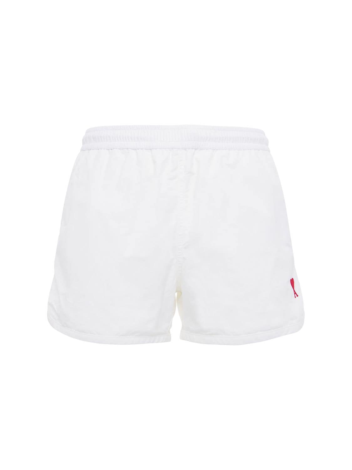 Shorts Mare In Tela Di Nylon Con Logo