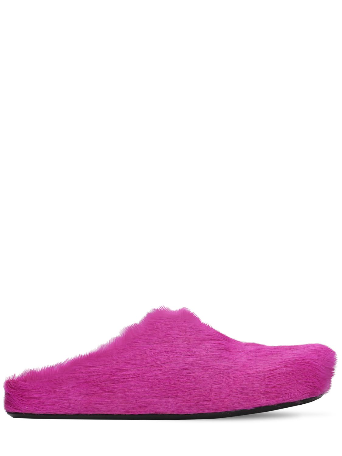 Loafers Aus Leder Mit Langem Haar