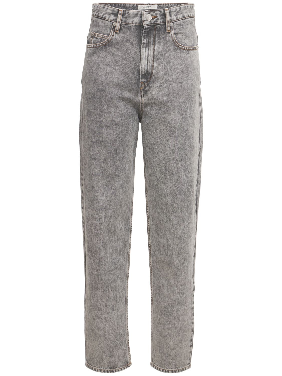 Isabel Marant Étoile Corsysr Straight Baggy Jeans In Grey