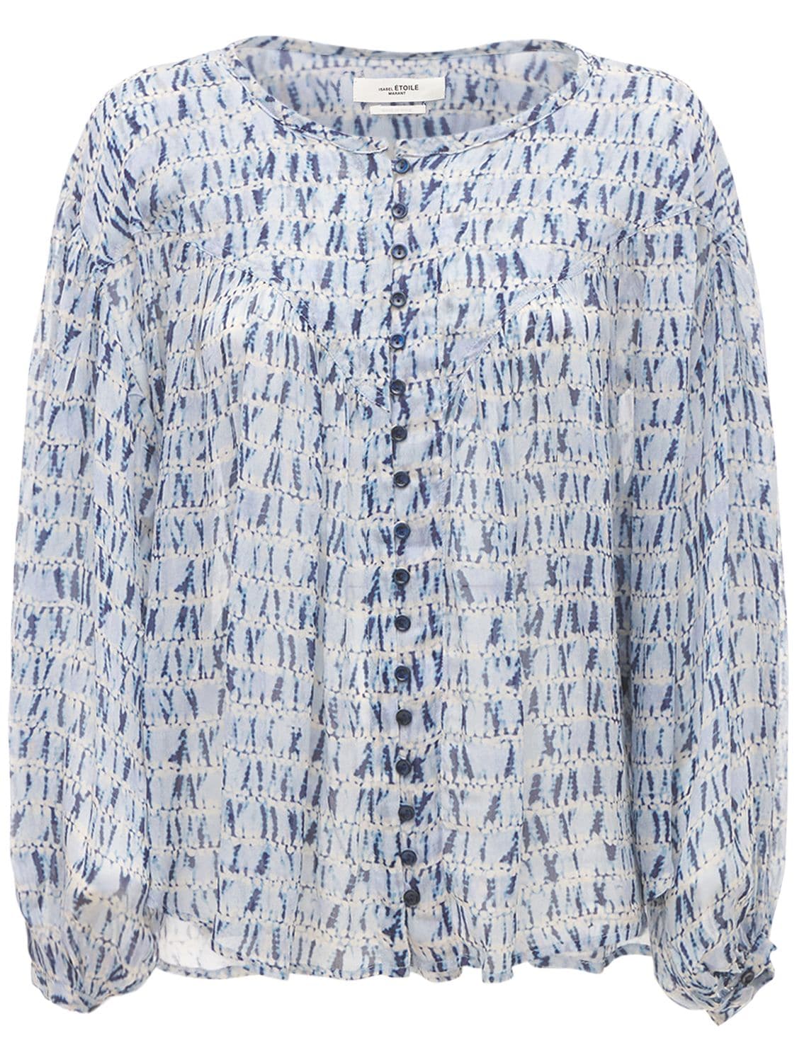 ISABEL MARANT ÉTOILE SORIONEA CHIFFON SHIRT,73IE1B052-MZBCVQ2
