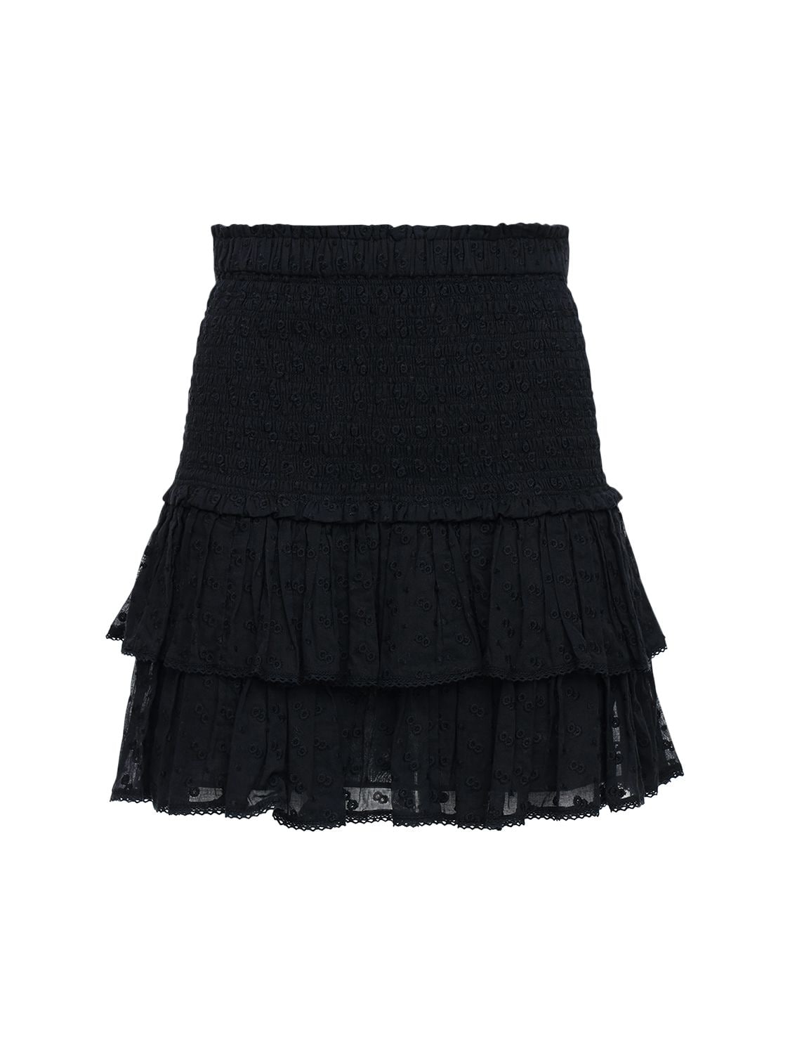 ISABEL MARANT ÉTOILE TINAOMI EMBROIDERED COTTON MINI SKIRT,73IE1B070-MDFCSW2