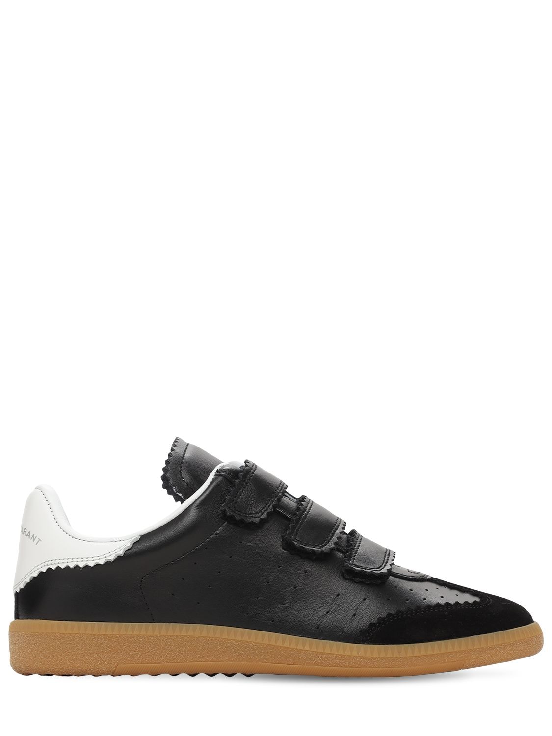 ISABEL MARANT 20MM BETH LEATHER STRAP trainers,73IE1C020-MDFCSW2