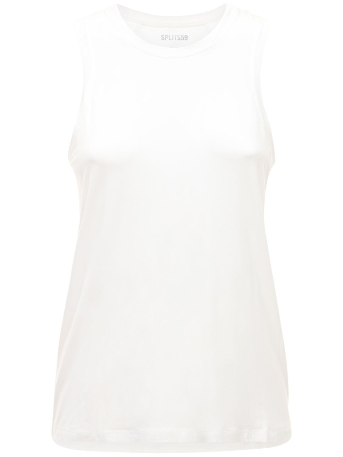 Splits59 Toni Jersey Tank Top In White