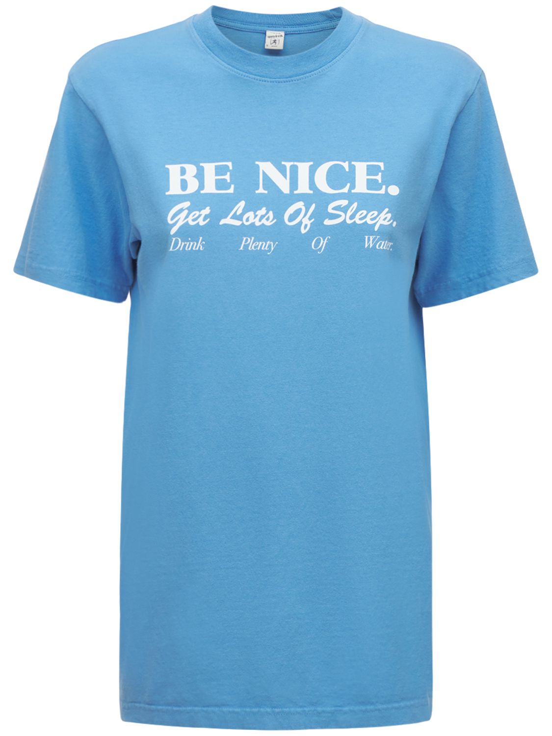Nice Cotton T-shirt In Blue 