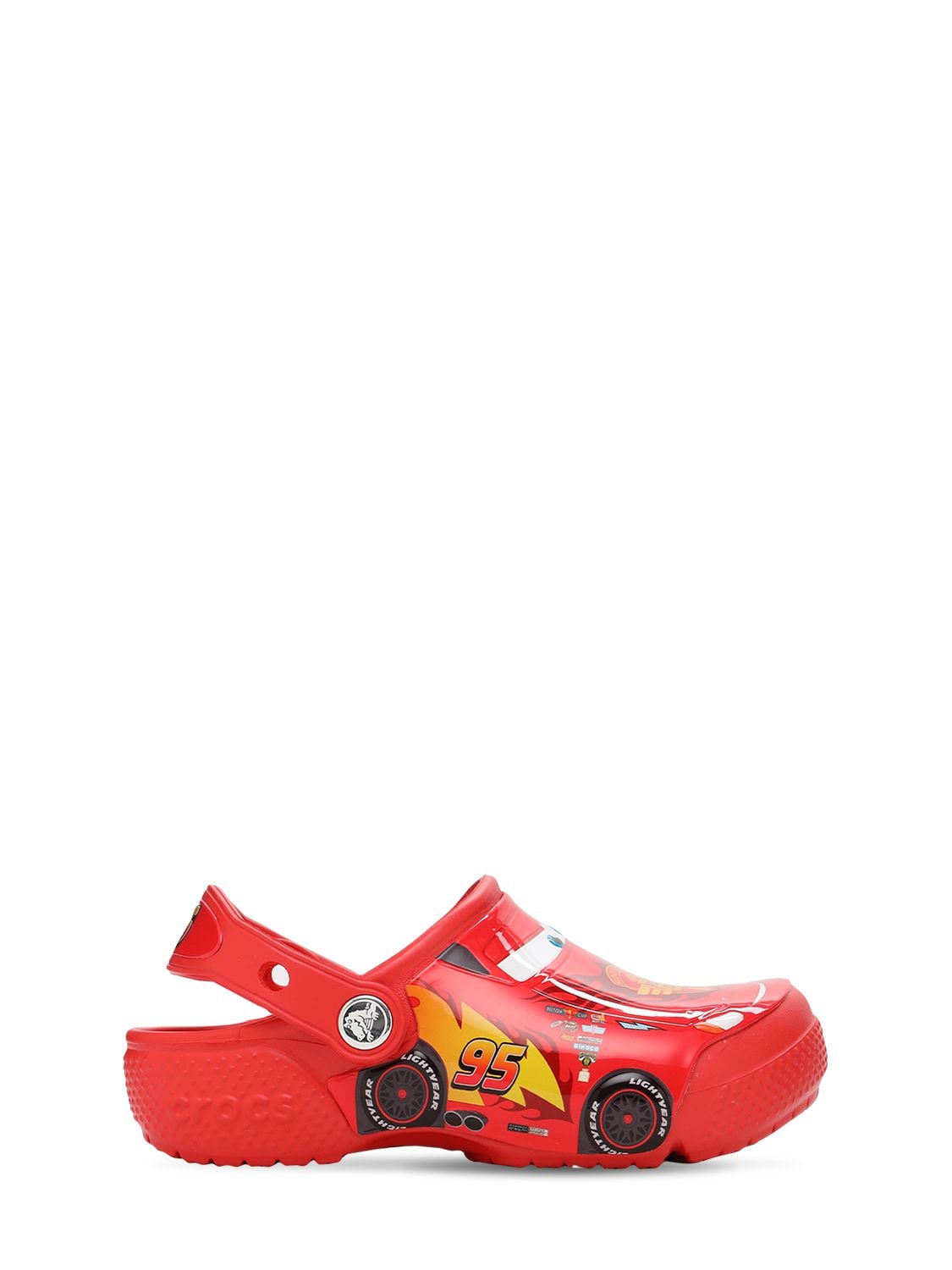 Crocs Kids' Cars Print Rubber In Red | ModeSens