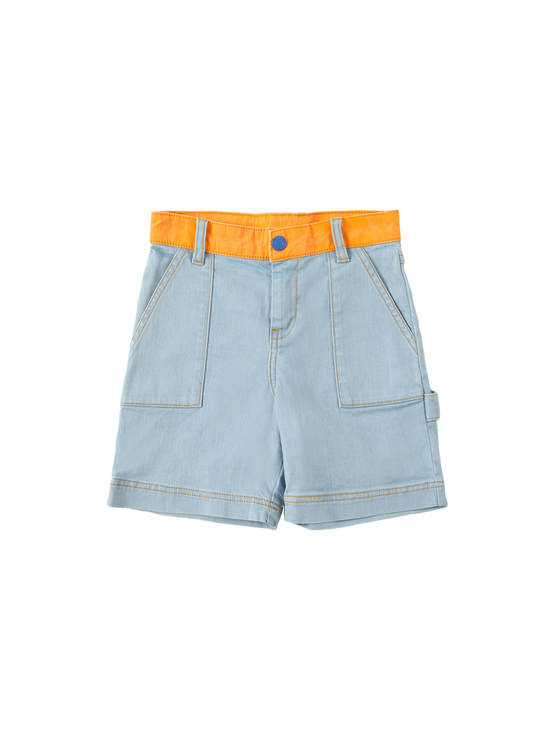 Shorts Aus Stretch-denim