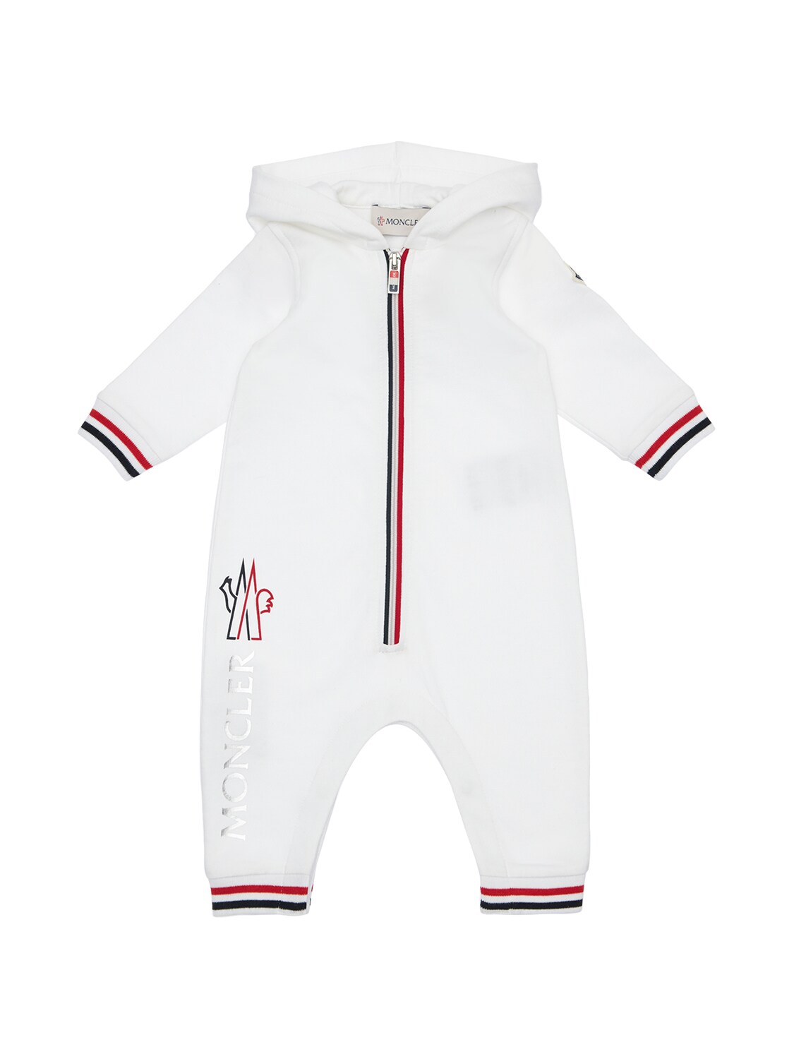 MONCLER HOODED COTTON ROMPER,73IFGR026-MDAY0