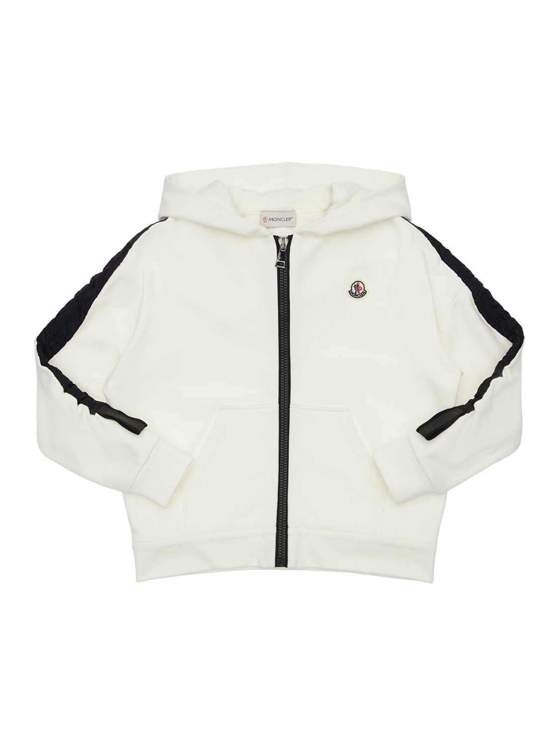 MONCLER ZIP-UP COTTON SWEATSHIRT HOODIE,73IFGT047-MDM00