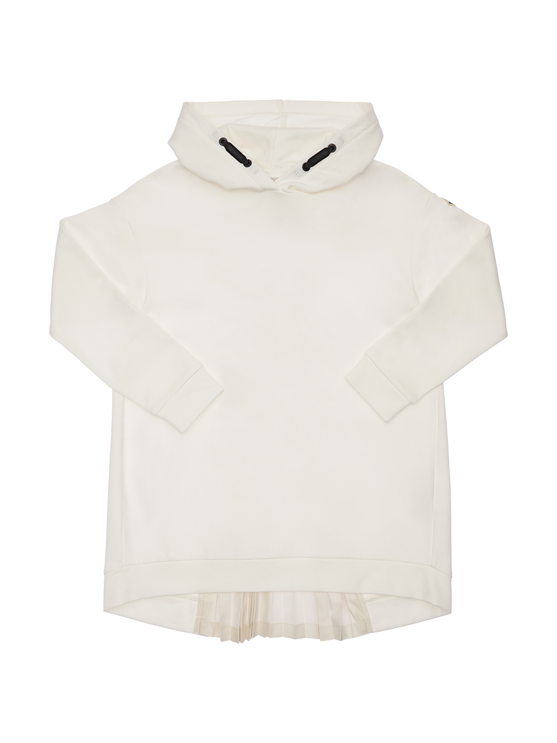 Kleid Aus Baumwollfleece Mit Kapuze