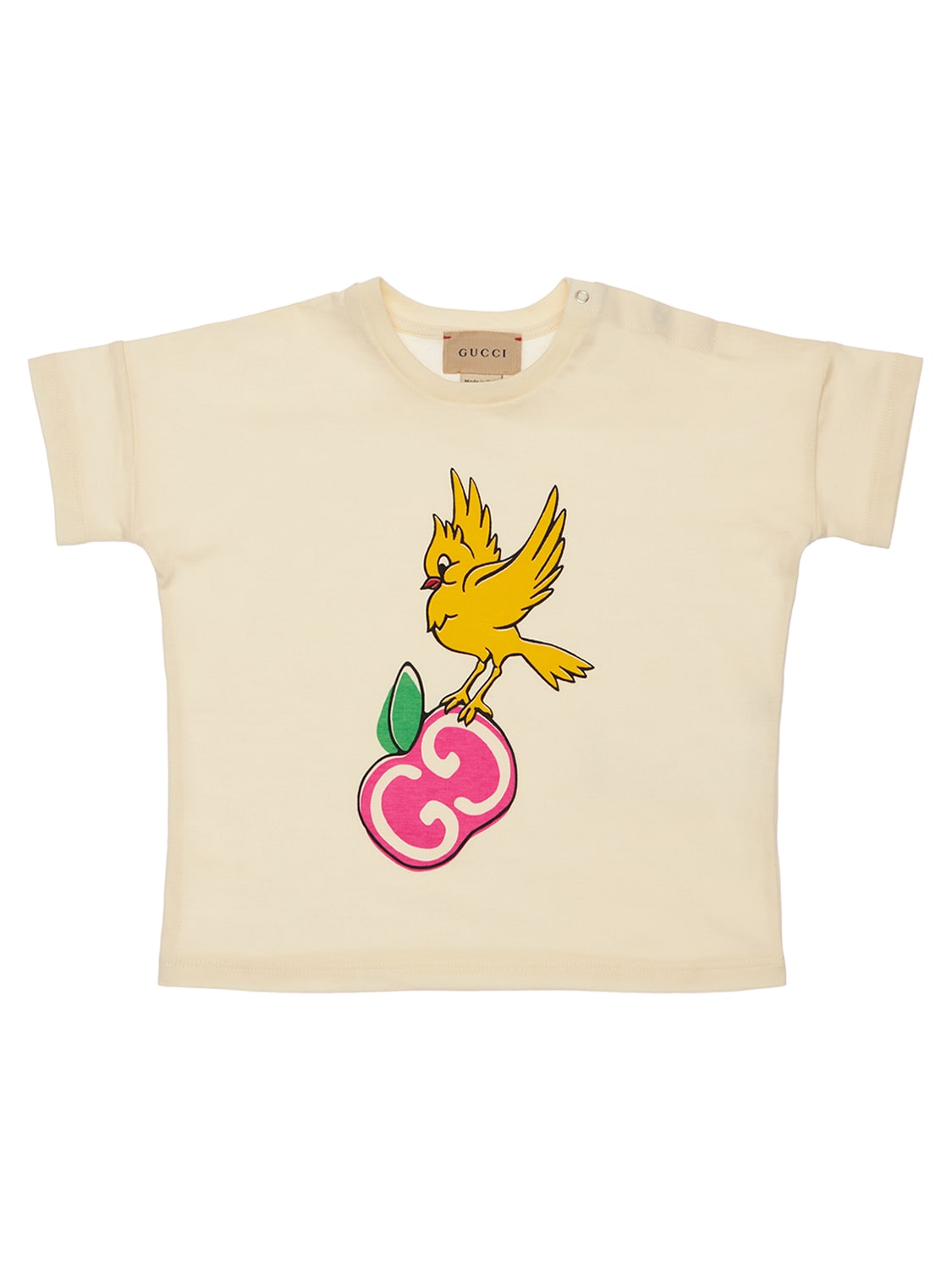Gucci Kids' Printed Cotton Jersey T-shirt In Multicolor