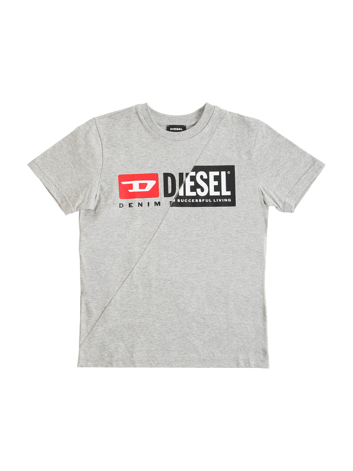 T-shirt Aus Baumwolljersey Mit Logodruck