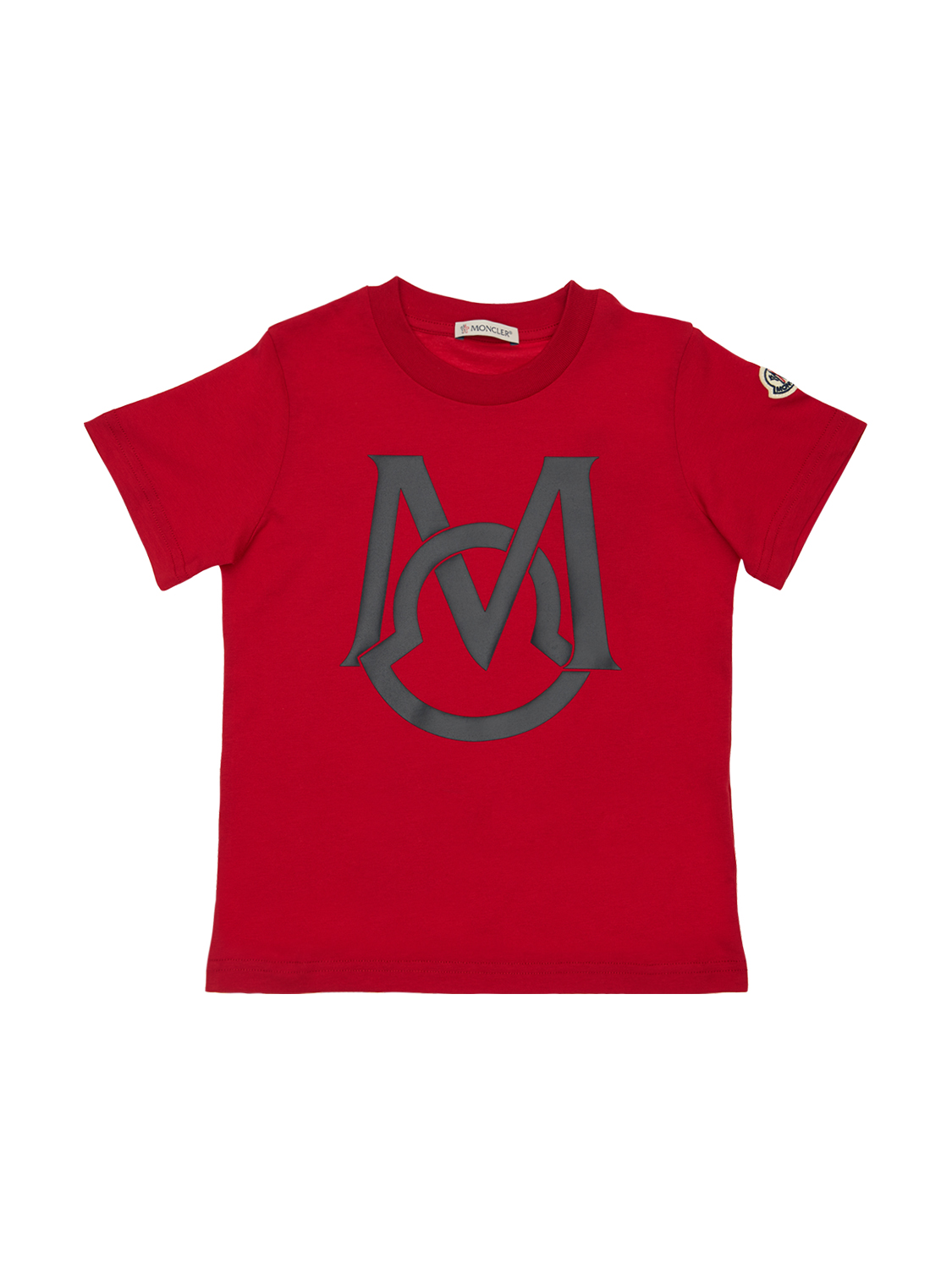 T-shirt Aus Baumwolljersey Mit Logodruck