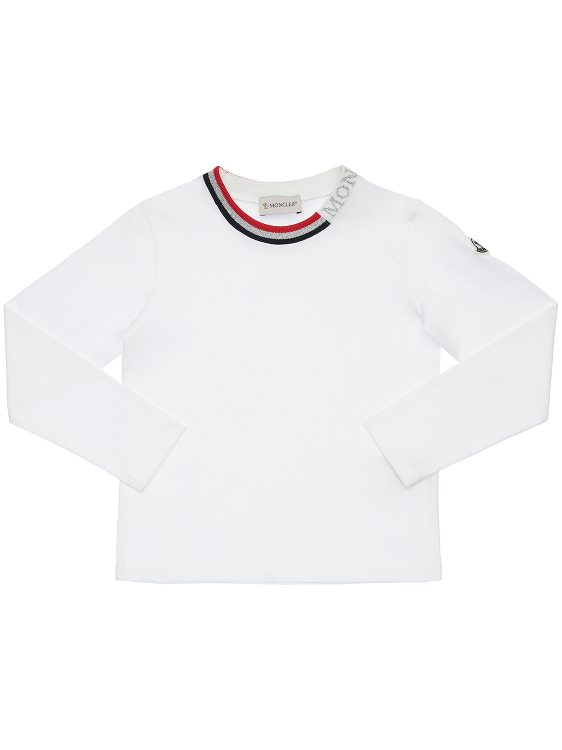 Langarm-shirt Aus Baumwolljersey