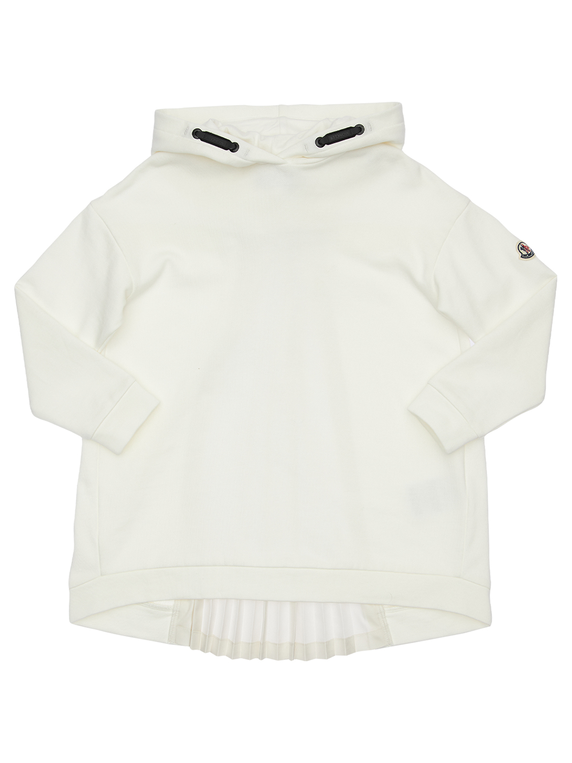 Kleid Aus Baumwollfleece Mit Kapuze