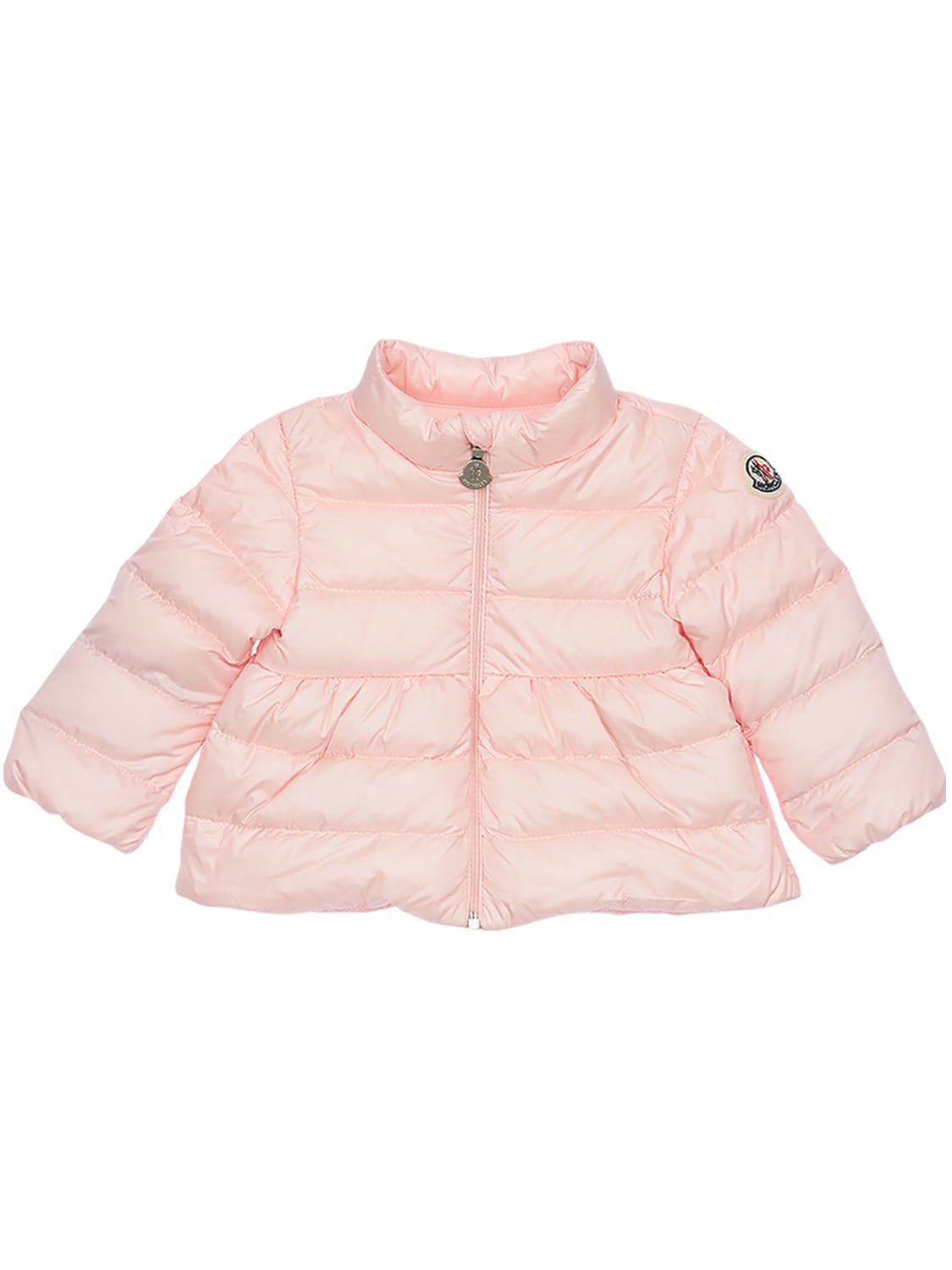 Moncler Kids' Joelle Nylon Down Jacket In Pink