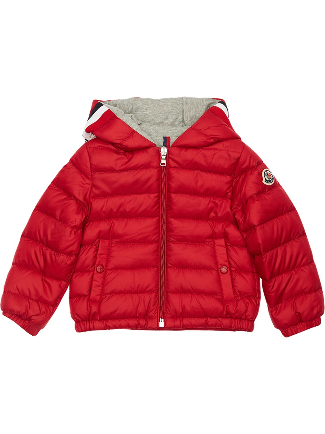 Moncler Kids' Gaddy Nylon Down Jacket In Red
