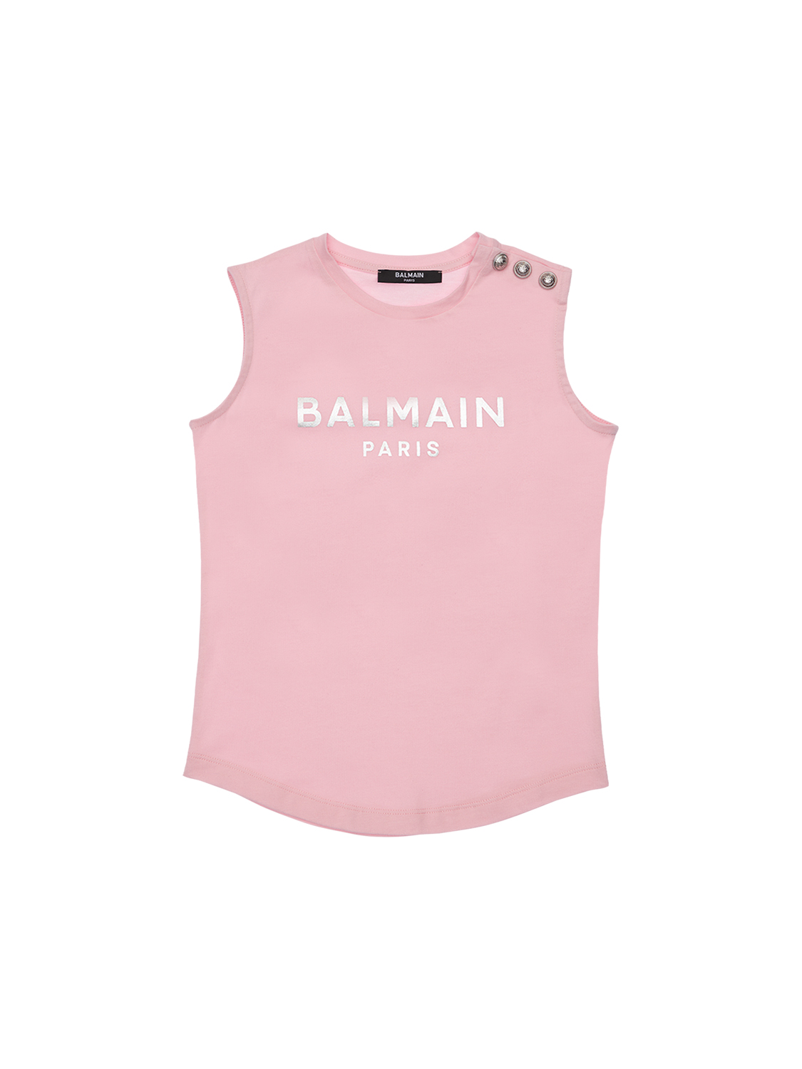 Ärmelloses Tanktop Aus Baumwolljersey