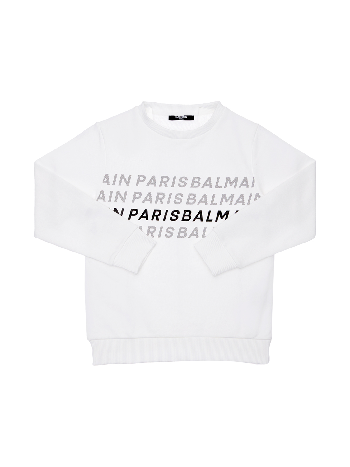 Sweatshirt Aus Baumwolle Mit Logodruck