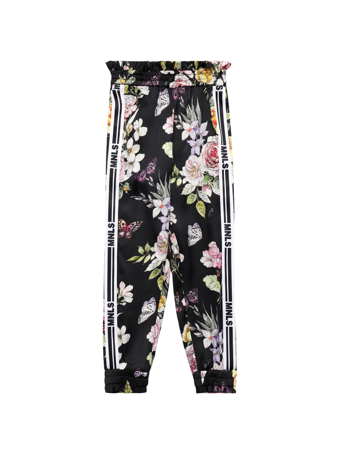 Viskosehose Mit Blumendruck