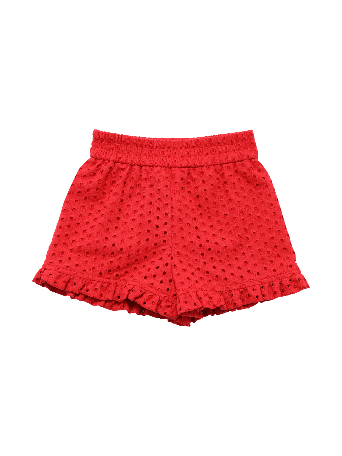 Bestickte Shorts Aus Baumwolle