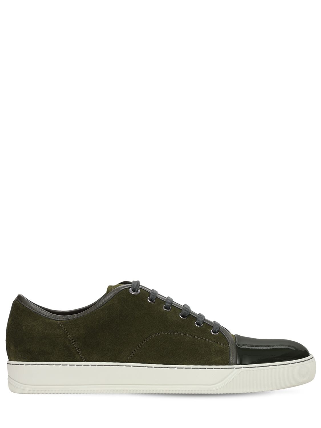 LANVIN LEATHER & SUEDE trainers,73IG0F003-NDC1