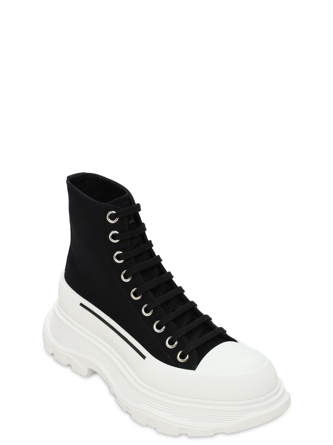 alexander mcqueen tread slick platform sneakers