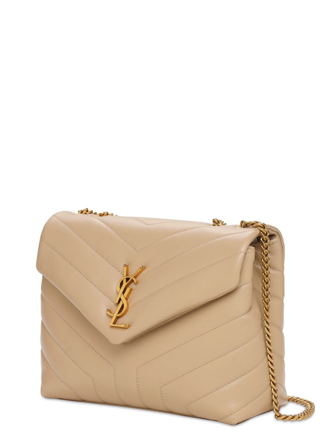 SAINT LAURENT Monogram quilted-leather shoulder bag