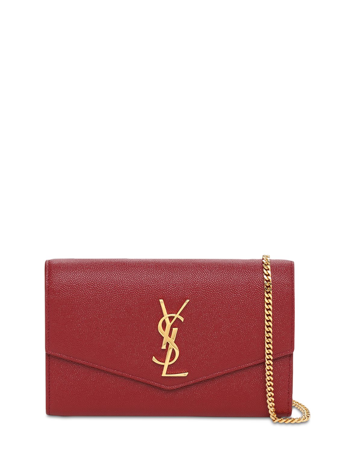 red chain wallet