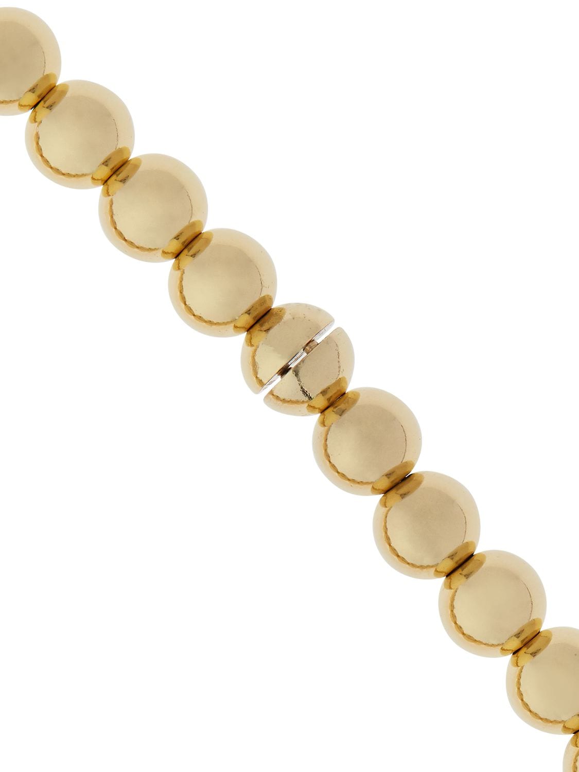 Shop Jil Sander Sphere Collar Necklace In Gold