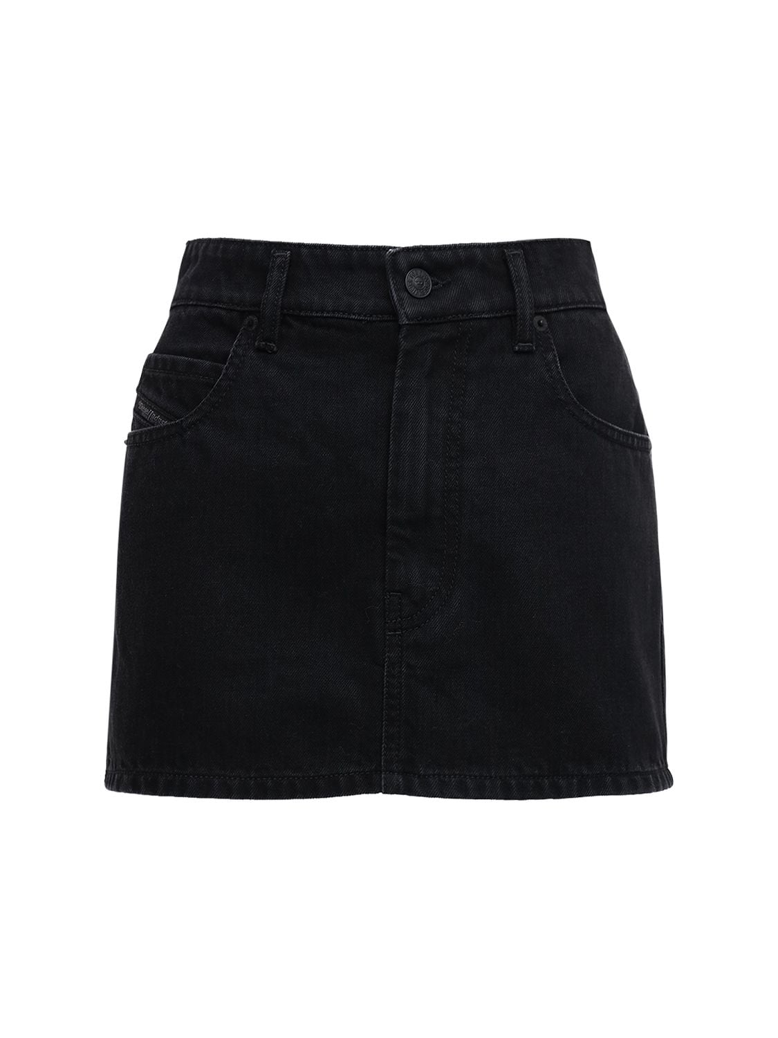 DIESEL EISY DENIM MINI SKIRT,73IG5H015-MDI1