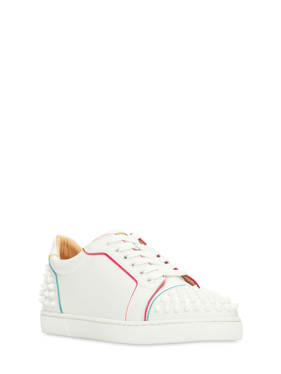 Vieira - Sneakers - Calf leather - Bianco - Christian Louboutin