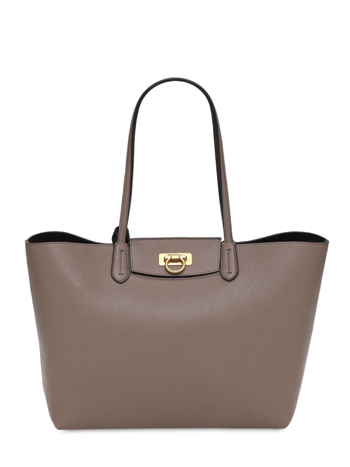 FERRAGAMO TRAVEL LEATHER TOTE BAG,73IG7Y029-Q0FSQVDBWVNFRUQ1