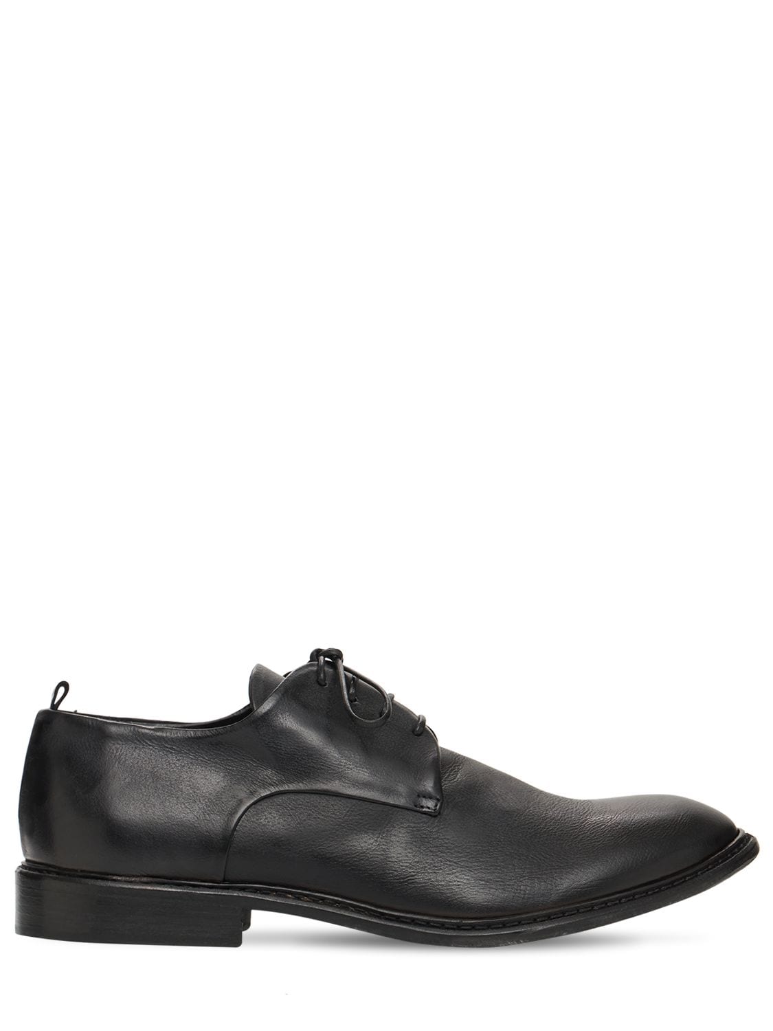 Ernesto Dolani 30mm Leather Lace-up Shoes In Black